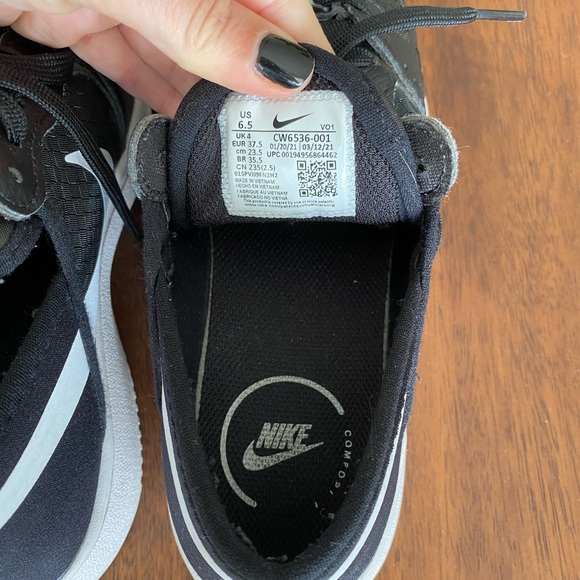 Women's Nike Court Vision Alta Leather Platform Sneakers - Picture 8 of 8